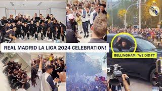 Real Madrid Players Crazy 36th La Liga Title Celebrations 2024!