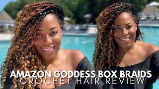 Amazon Goddess Box Braids Crochet Hair Review (Best Water Friendly Option?!?)| Lia Lavon