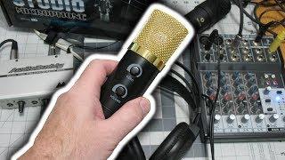 40 Volts instead of 5?!  Phantom Power Experiment on a Cheap Microphone