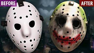 How to Make a Joker Voorhees Friday the 13th Mask