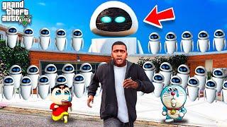 1000 Robots Attack On Shin Chan & Franklin Gta 5 in Telugu