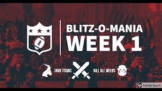 BLITZ-O-MANIA - R1 Taro Titans (Chaos) vs KAW (Orc)