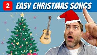 Two Easy Christmas Songs On Guitar