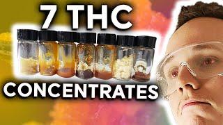 How to make THC Vape Carts using ANY of these 7 Cannabis Concentrates!