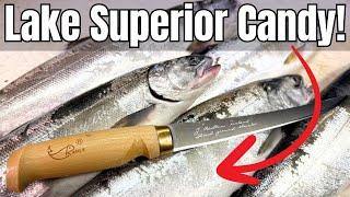 Catching The BEST Tasting Fish In Lake Superior!