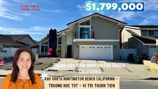 Touring a $1,799,000 home in Huntington Beach California | Real Estate Home Tour