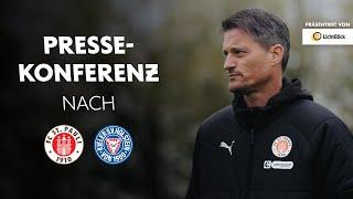 Die Pressekonferenz nach dem Sieg gegen Holstein Kiel | Präsentiert von LichtBlick