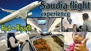 Saudia flight Service ️ in detail | Hyderabad to Riyadh | Indian life in Saudi Arabia