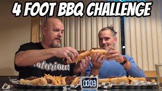 I Conquered the 4 Feet BBQ Sandwich Challenge Here's What Happened