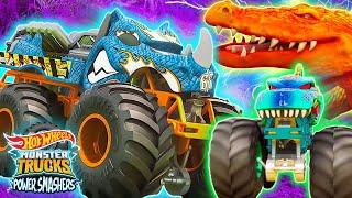 The Most EPIC Moments! Hot Wheels Monster Trucks Power Smashers