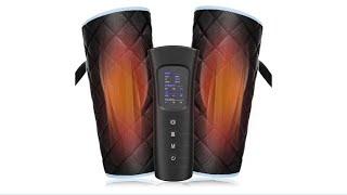 ALLJOY Calf Massager | Leg Compression Massager With Heat and Vibration | Relaxation and Circulation