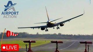 WINDY Birmingham Airport Live ️  New Year's Eve 31.12.2024