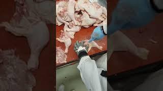 Deboning chicken leg in 6 seconds