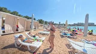 Walk along the beach Gelendzhik | Summer 2024 - 4k