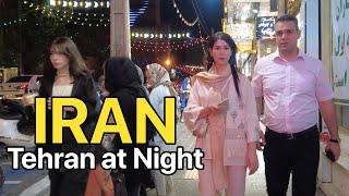 Life In The IRAN  Tehran City Nights and Street Atmosphere ایران