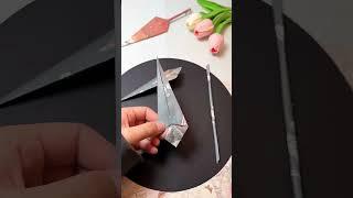 Fun and harmless kunai shuriken origami tutorial, girls must learn #craft #art #reels #gadgets