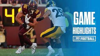 Iowa at Minnesota | Highlights | Big Ten Football | 09/21/2024