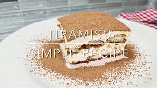 Easy Tiramisu Recipe| No Mascarpone Cheese| No Whipped Cream| No Egg| No Alcohol|Filipino Style