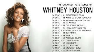 Whitney Houston Greatest Hits| Best Of Whitney Houston Full Album l Whitney Houston Best Song Ever