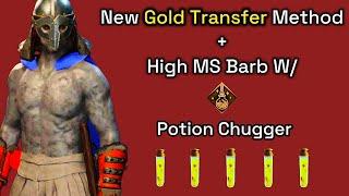 How To Transfer Gold Using Marketplace | High MS Potion Chug Barbarian & More | Dark and Darker