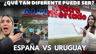 COMPARAMOS PRECIOS DE SUPERMERCADOS EN #españa Y #uruguay JUNTO A @LaPeluqui