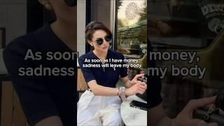 As soon as I have money,  sadness will leave my body  #money #youtuber #shorts