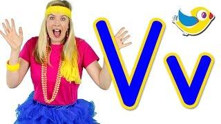 The Letter V Song - Learn the Alphabet