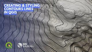 Creating and Styling Contour Lines in QGIS