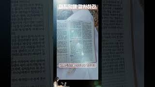▶마지막때감사하라#Shorts #기도의동역자