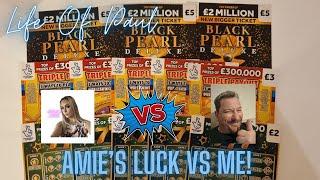 Life Of Paul vs Amie's Luck in a scratch card battle