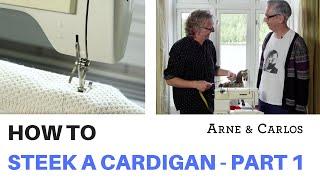 How to steek a Cardigan by ARNE & CARLOS Part 1 Knitting the body and sleeves.