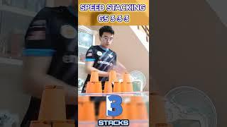 The Unleashed Potential Fast Speed Stacking G5 3-3-3 in 1.795 Seconds! #shorts