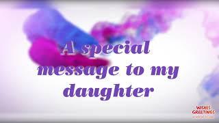 Happy Birthday Wishes for Daughter from Mother   Short Message for Daughter