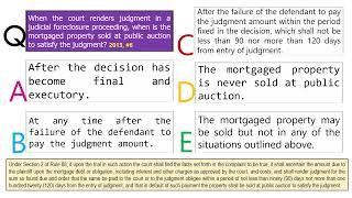 RULES OF COURT: Rule 68 - Foreclosure of Real Estate Mortgage with BAR EXAM QUESTIONS Part 2