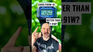 Casio F105W-1A Better Than F-91W?  Illuminator Far Brighter Than Backlight #casio #f91w #watch