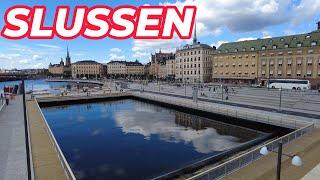 Slussen - the NEW Vattentorget has opened ! Sweden , Stockholm (#662)