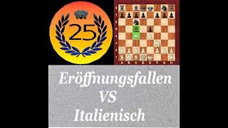 italienische Eröffnung - 25 Eröffnungsfallen gegen Italienisch