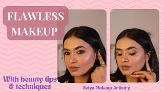 FLAWLESS MAKEUP TECHNIQUES & PRODUCTS | Reiya Makeup Artistry #youtubetutorials