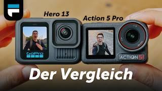 DJI Osmo Action 5 Pro vs. GoPro HERO13 Black | Review deutsch