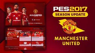 PES 2017 | Manchester United F.C. Menu Graphic 2025 - Compatible With All Patches