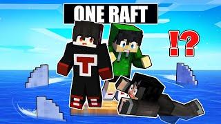 We're TRAPPED On A RAFT In Minecraft PART 2  | OMOCITY | ( Tagalog )