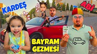 ELİF SİNEM VE KARDEŞLERİ BAYRAM GEZMESİNE GİDİYOR ‼️ HARÇLIK MI ŞEKER Mİ ?!