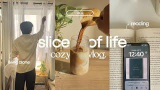 slice of life: cozy introvert vlog | learning how to cook, reading books & spending alone time