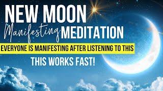 New Moon Meditation  | Whatever You Decide Will Manifest! | THIS WORKS! #newmoon #meditation