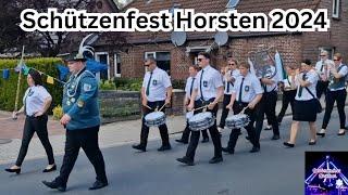 Schützenfest Horsten 2024 - Aufmarsch der Vereine und Festumzug
