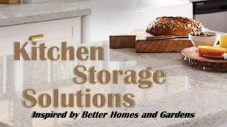Kitchen Storage Solutions from Better Homes and Gardens // Christina Deloma