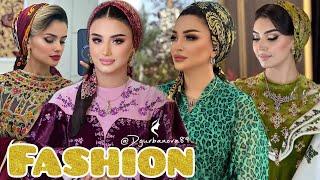 Turkmen moda koynek fasonlar | Turkmen moda fashion | Casual women dresses