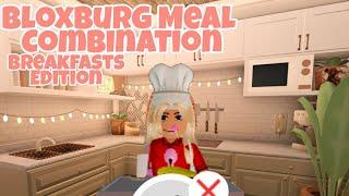 Bloxburg Meal Ideas  | Cloudxgj