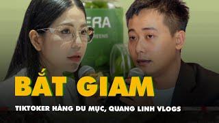 Bắt tạm giam Tiktoker Hằng Du Mục, Quang Linh Vlogs