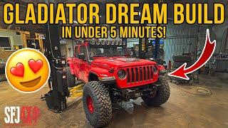 How We Built the Most Insane Jeep Gladiator! (IN UNDER 5 MINUTES!)